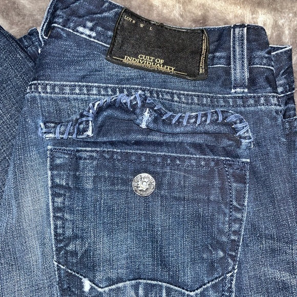 cult of individuality mens jeans size 36 straight - Picture 2 of 3
